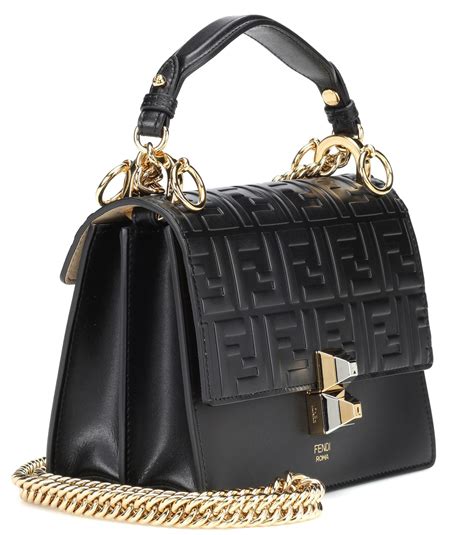 black small forever fendi kan i bag|FENDI Small Kan I Shoulder Bag .